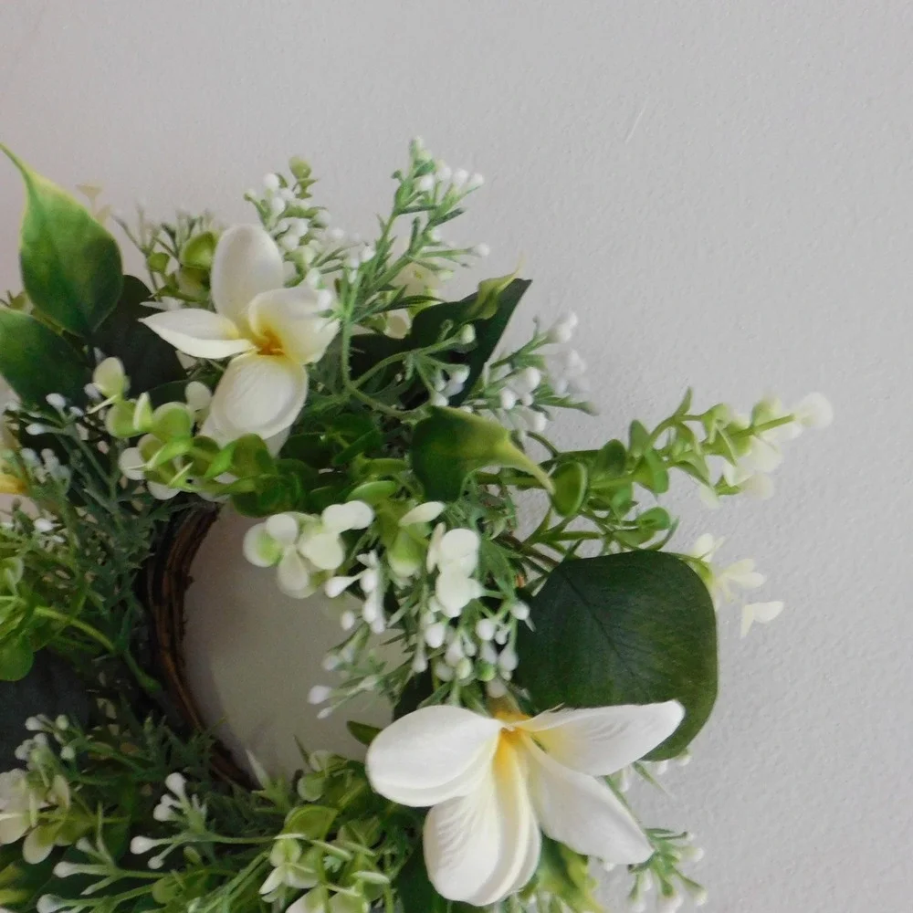 Handcrafted wreath natural not